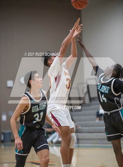 Thumbnail 3 in Guajome Park Academy vs. Southwest SD (6th Annual Del Lago Tip Off Classic) photogallery.