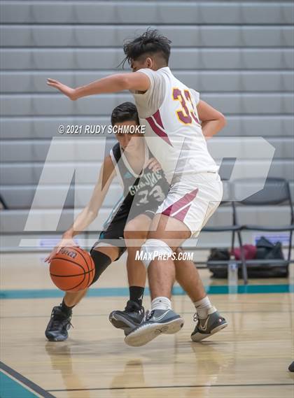 Thumbnail 2 in Guajome Park Academy vs. Southwest SD (6th Annual Del Lago Tip Off Classic) photogallery.