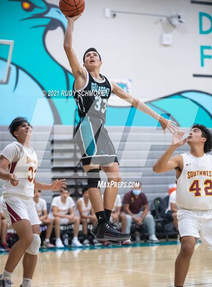 Thumbnail 2 in Guajome Park Academy vs. Southwest SD (6th Annual Del Lago Tip Off Classic) photogallery.