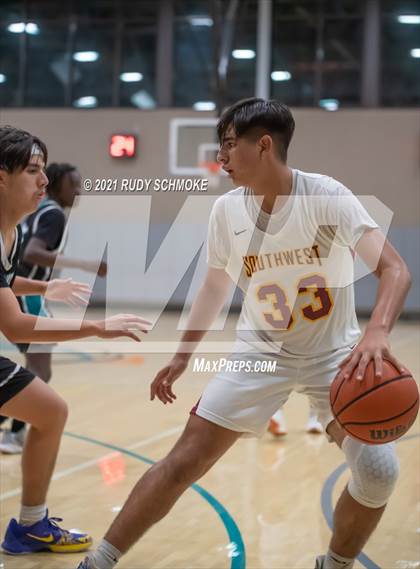 Thumbnail 2 in Guajome Park Academy vs. Southwest SD (6th Annual Del Lago Tip Off Classic) photogallery.