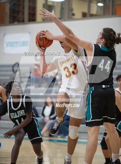 Thumbnail 1 in Guajome Park Academy vs. Southwest SD (6th Annual Del Lago Tip Off Classic) photogallery.