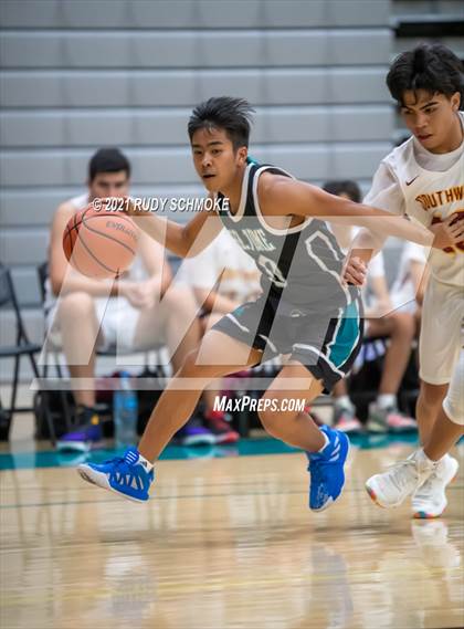 Thumbnail 3 in Guajome Park Academy vs. Southwest SD (6th Annual Del Lago Tip Off Classic) photogallery.