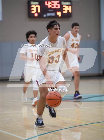 Thumbnail 3 in Guajome Park Academy vs. Southwest SD (6th Annual Del Lago Tip Off Classic) photogallery.