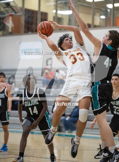 Thumbnail 2 in Guajome Park Academy vs. Southwest SD (6th Annual Del Lago Tip Off Classic) photogallery.