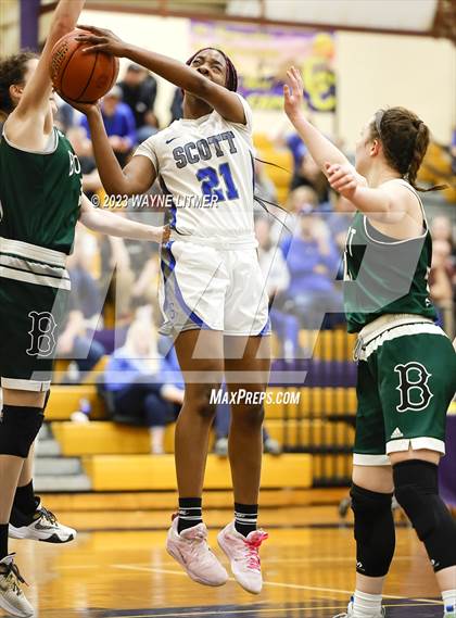 Thumbnail 3 in Bishop Brossart vs Scott (37th District Championship) photogallery.
