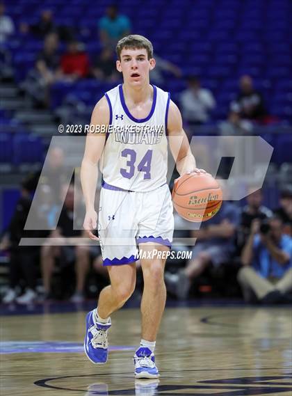 Thumbnail 1 in Lipan vs. New Home (UIL 2A Basketball State Semifinal) photogallery.