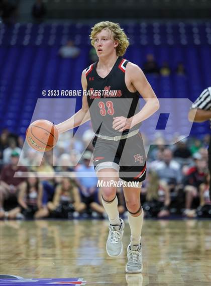 Thumbnail 1 in Lipan vs. New Home (UIL 2A Basketball State Semifinal) photogallery.