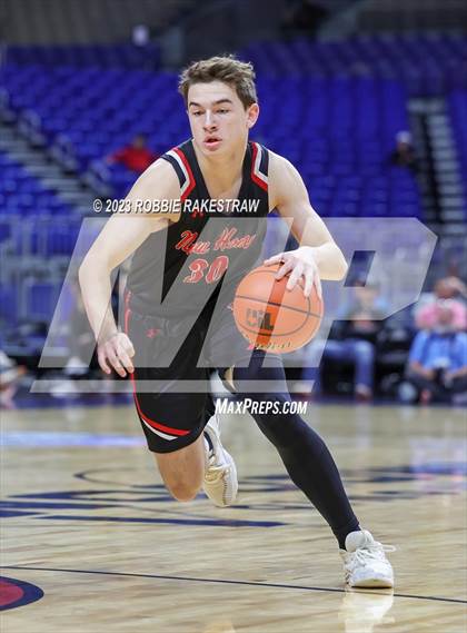 Thumbnail 3 in Lipan vs. New Home (UIL 2A Basketball State Semifinal) photogallery.