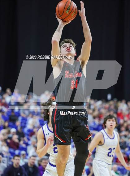 Thumbnail 2 in Lipan vs. New Home (UIL 2A Basketball State Semifinal) photogallery.