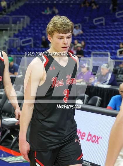 Thumbnail 2 in Lipan vs. New Home (UIL 2A Basketball State Semifinal) photogallery.