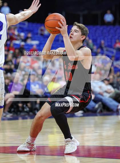 Thumbnail 3 in Lipan vs. New Home (UIL 2A Basketball State Semifinal) photogallery.