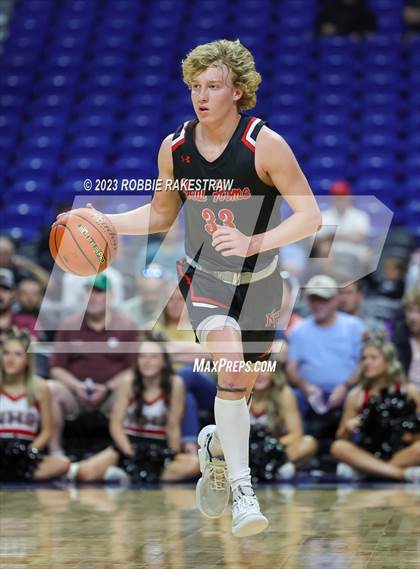 Thumbnail 3 in Lipan vs. New Home (UIL 2A Basketball State Semifinal) photogallery.