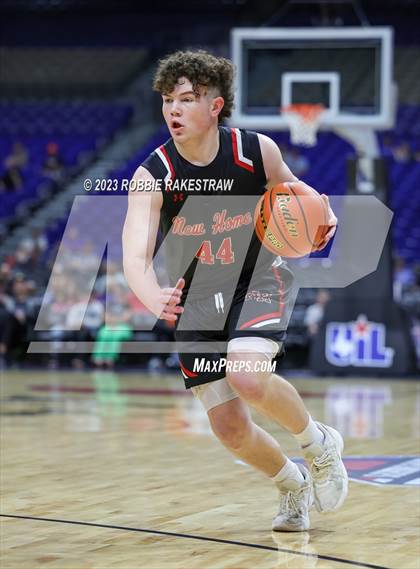 Thumbnail 2 in Lipan vs. New Home (UIL 2A Basketball State Semifinal) photogallery.
