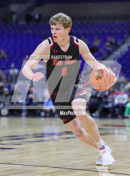 Thumbnail 1 in Lipan vs. New Home (UIL 2A Basketball State Semifinal) photogallery.