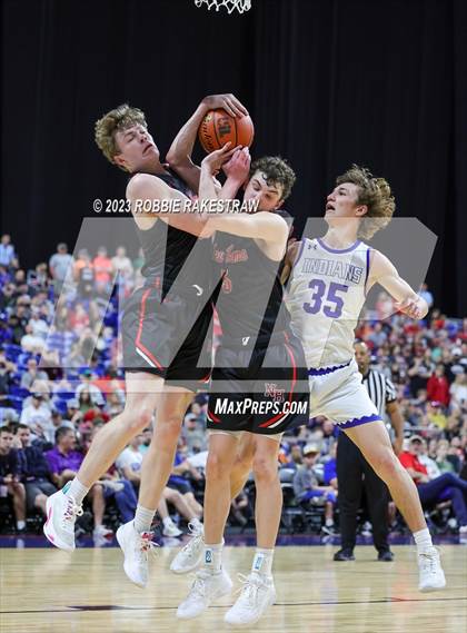Thumbnail 2 in Lipan vs. New Home (UIL 2A Basketball State Semifinal) photogallery.
