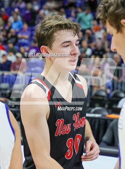 Thumbnail 1 in Lipan vs. New Home (UIL 2A Basketball State Semifinal) photogallery.