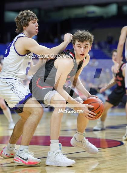 Thumbnail 2 in Lipan vs. New Home (UIL 2A Basketball State Semifinal) photogallery.