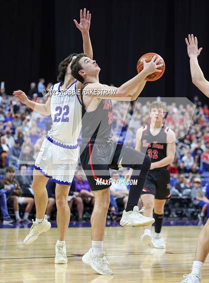 Thumbnail 3 in Lipan vs. New Home (UIL 2A Basketball State Semifinal) photogallery.