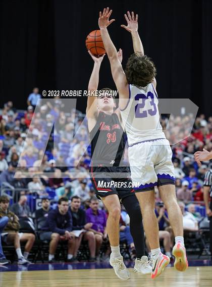 Thumbnail 3 in Lipan vs. New Home (UIL 2A Basketball State Semifinal) photogallery.