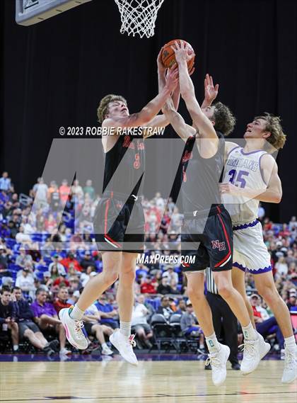 Thumbnail 1 in Lipan vs. New Home (UIL 2A Basketball State Semifinal) photogallery.