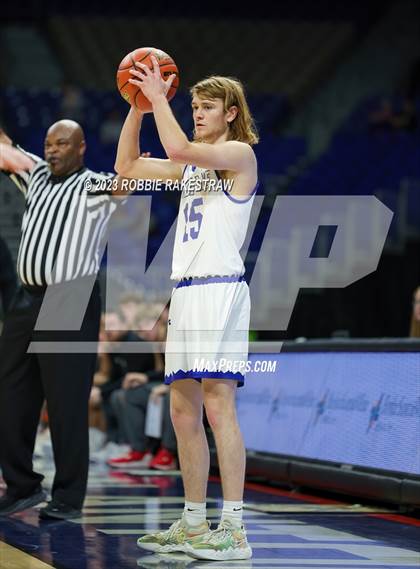 Thumbnail 1 in Lipan vs. New Home (UIL 2A Basketball State Semifinal) photogallery.