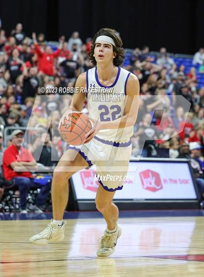 Thumbnail 2 in Lipan vs. New Home (UIL 2A Basketball State Semifinal) photogallery.