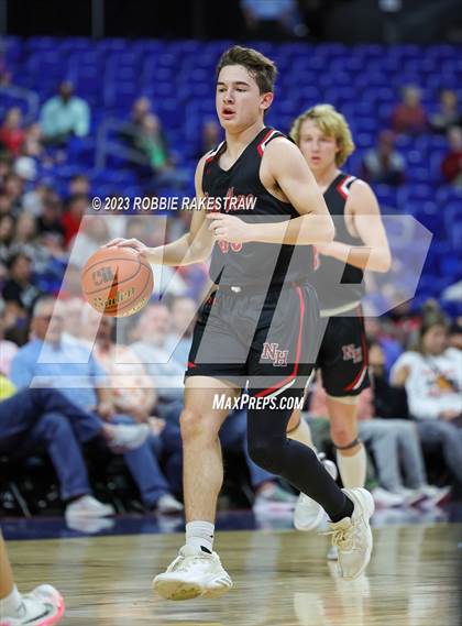 Thumbnail 1 in Lipan vs. New Home (UIL 2A Basketball State Semifinal) photogallery.