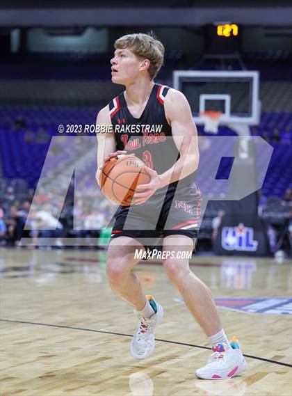 Thumbnail 1 in Lipan vs. New Home (UIL 2A Basketball State Semifinal) photogallery.