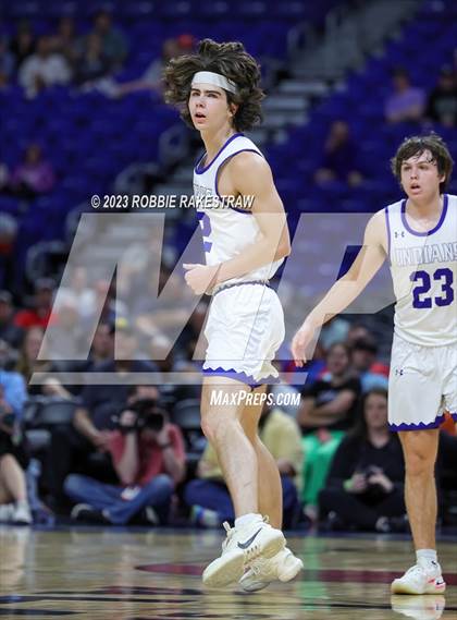 Thumbnail 2 in Lipan vs. New Home (UIL 2A Basketball State Semifinal) photogallery.
