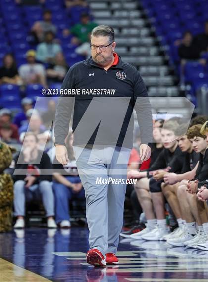 Thumbnail 1 in Lipan vs. New Home (UIL 2A Basketball State Semifinal) photogallery.