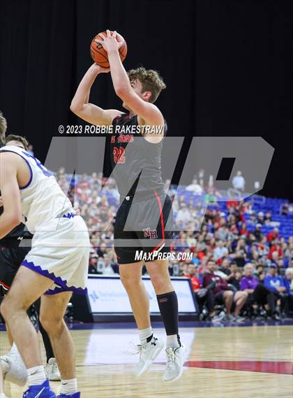 Thumbnail 1 in Lipan vs. New Home (UIL 2A Basketball State Semifinal) photogallery.
