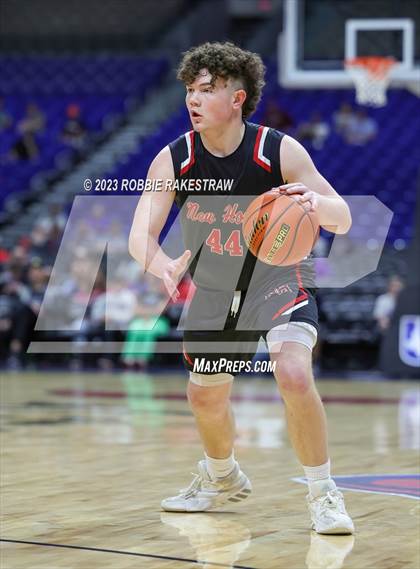 Thumbnail 1 in Lipan vs. New Home (UIL 2A Basketball State Semifinal) photogallery.