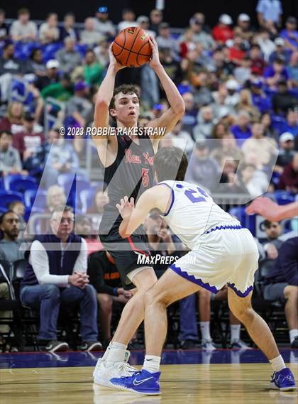 Thumbnail 1 in Lipan vs. New Home (UIL 2A Basketball State Semifinal) photogallery.