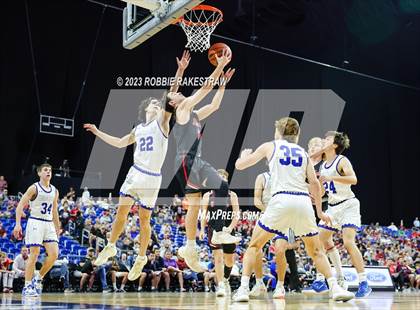 Thumbnail 2 in Lipan vs. New Home (UIL 2A Basketball State Semifinal) photogallery.