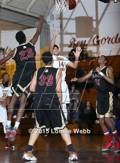 Thumbnail 1 in St. Anthony vs Mt. Vernon (Mt. Vernon Tournament) photogallery.