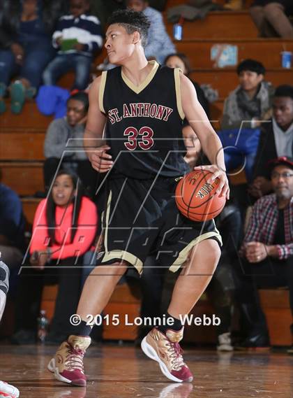 Thumbnail 2 in St. Anthony vs Mt. Vernon (Mt. Vernon Tournament) photogallery.