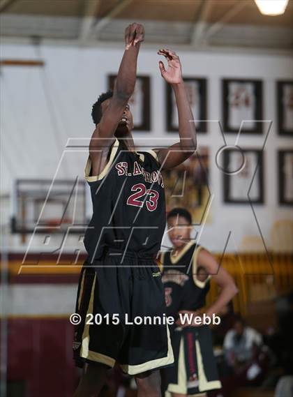 Thumbnail 2 in St. Anthony vs Mt. Vernon (Mt. Vernon Tournament) photogallery.