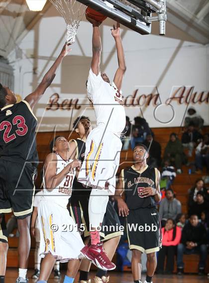 Thumbnail 1 in St. Anthony vs Mt. Vernon (Mt. Vernon Tournament) photogallery.