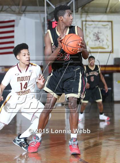 Thumbnail 3 in St. Anthony vs Mt. Vernon (Mt. Vernon Tournament) photogallery.