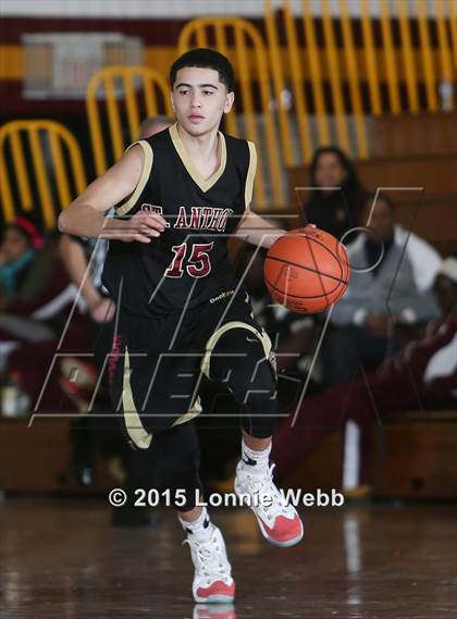 Thumbnail 1 in St. Anthony vs Mt. Vernon (Mt. Vernon Tournament) photogallery.