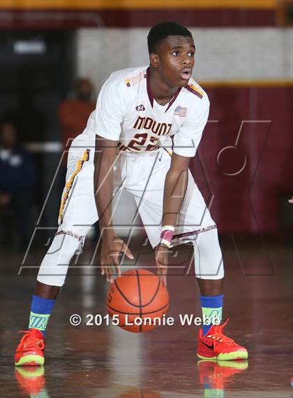 Thumbnail 2 in St. Anthony vs Mt. Vernon (Mt. Vernon Tournament) photogallery.
