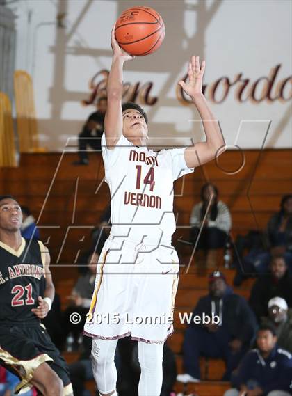 Thumbnail 3 in St. Anthony vs Mt. Vernon (Mt. Vernon Tournament) photogallery.