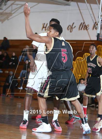 Thumbnail 3 in St. Anthony vs Mt. Vernon (Mt. Vernon Tournament) photogallery.