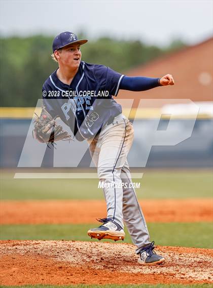 Thumbnail 3 in Pope @ Woodstock (GHSA 6A 2nd Round) - Game 1 photogallery.