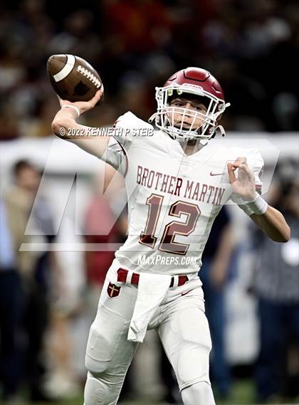 Thumbnail 1 in Brother Martin @ John Curtis Christian (LHSAA Div I Select Final) photogallery.