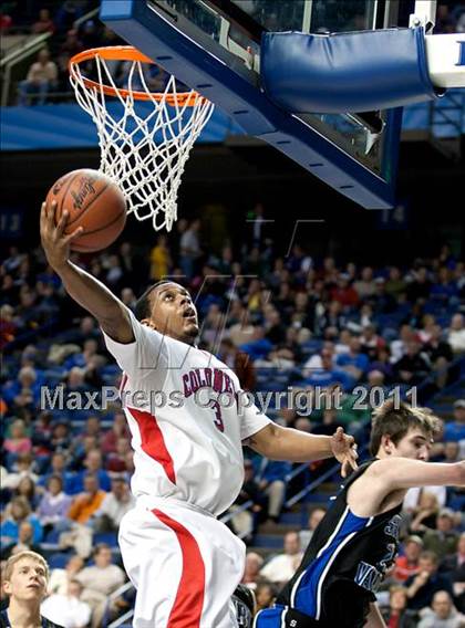 Thumbnail 3 in Christian County vs. Shelby Valley (KHSAA Sweet 16) photogallery.