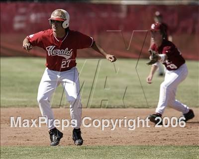 Thumbnail 2 in Calvary Chapel Downey @ Whittier Christian (Section Playoffs) photogallery.
