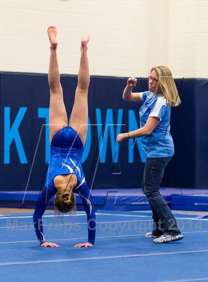 Thumbnail 2 in Yorktown Gymnastics Meet (Yorktown) photogallery.
