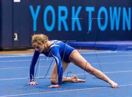 Thumbnail 2 in Yorktown Gymnastics Meet (Yorktown) photogallery.