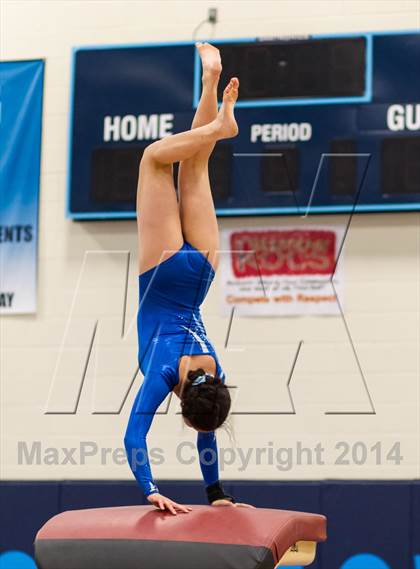 Thumbnail 2 in Yorktown Gymnastics Meet (Yorktown) photogallery.